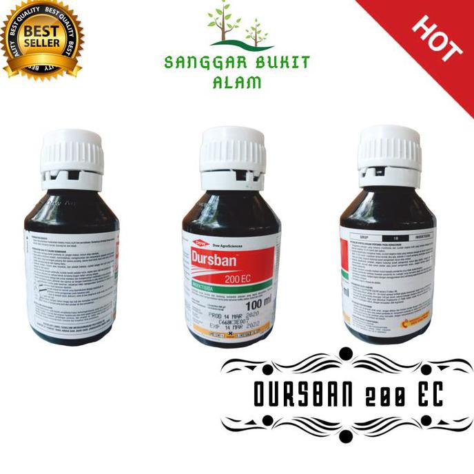 Siap Kirim | Obat Hama Tanaman Semprot Dursban 200 Ec Untuk Hama Tanaman