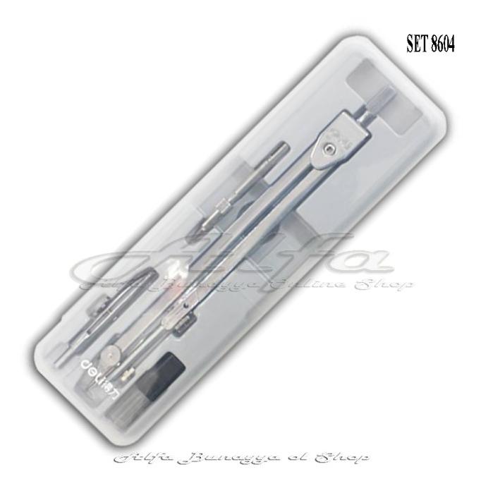 

Office & Stationery | Alat Tulis | Jangka Set - Compass Set 8604 Deli | Best Seller
