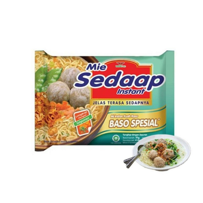 

MIE SEDAP BASO SPECIAL 77 GRAM SATUAN Saluyu Grosir Bandung