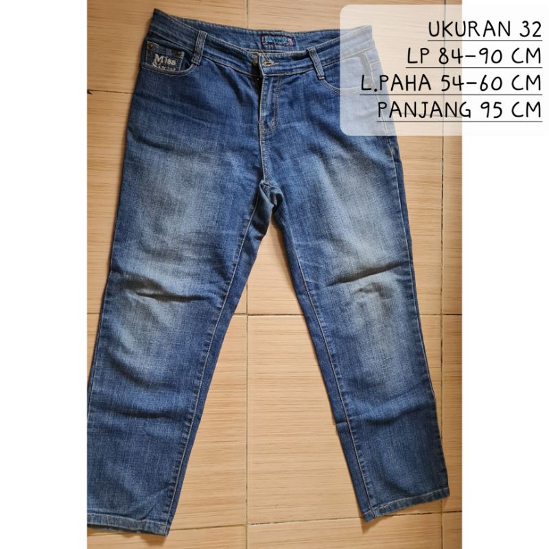 [PRELOVED] CELANA PANJANG JEANS WANITA UKURAN 32