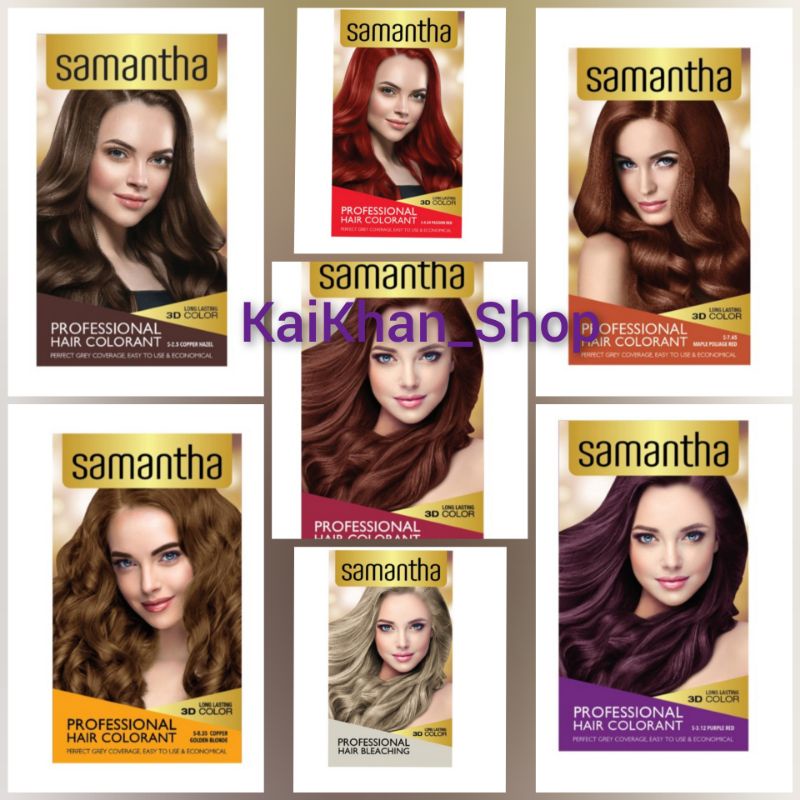 Samantha Hair Colorant Box 25gr [ Pewarna Rambut ]