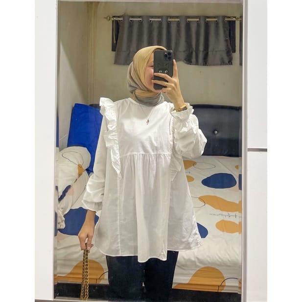 1KG MUAT 5PCS | VISEA BLOUSE RUFFLE HITS OOTD SELEBGRAM VOSEA FASHION GROSIR WANITA TERMURAH