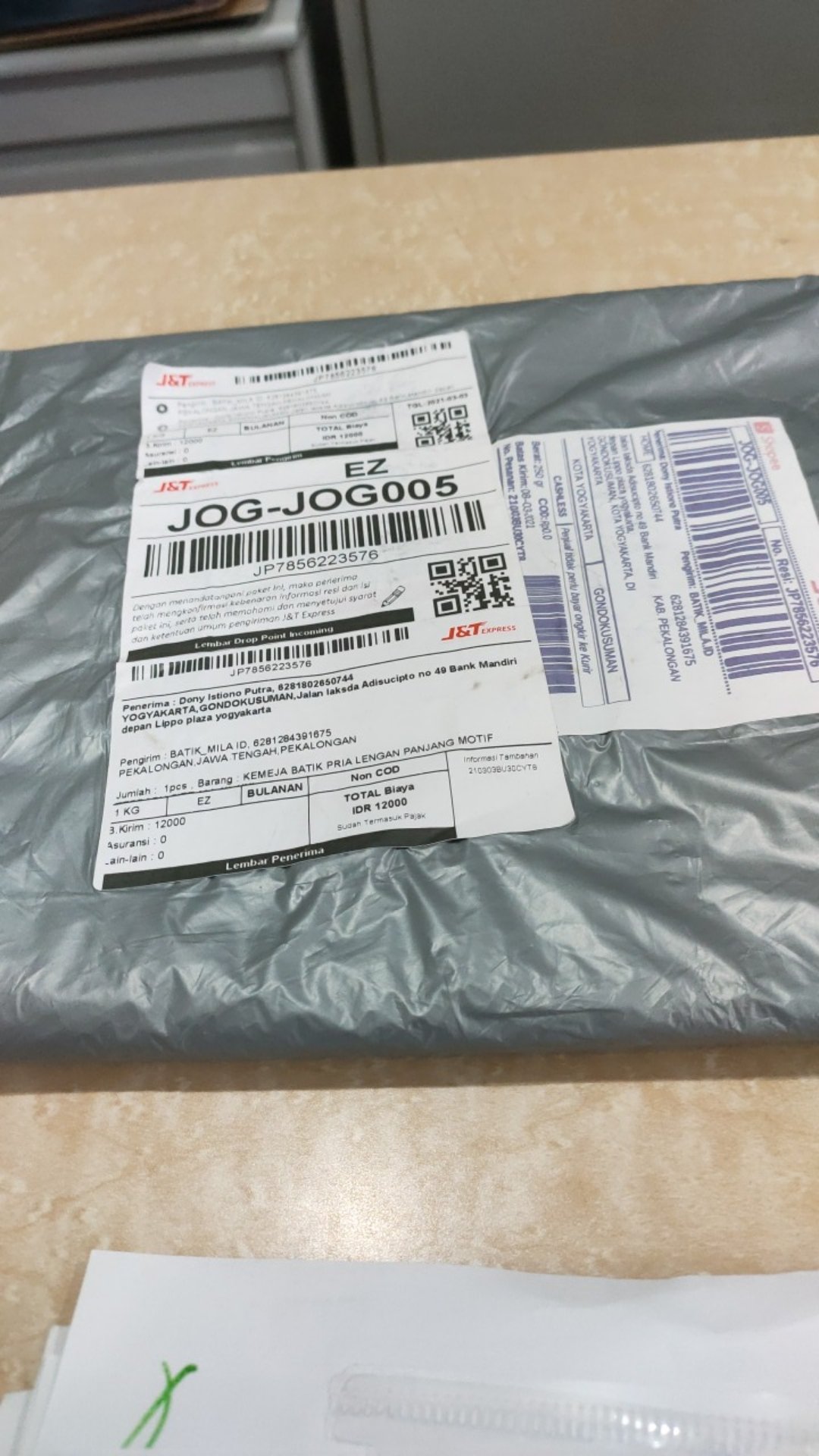 Kemeja Batik Pria Lengan Panjang Motif Terbaru Size M L Xl Xxl