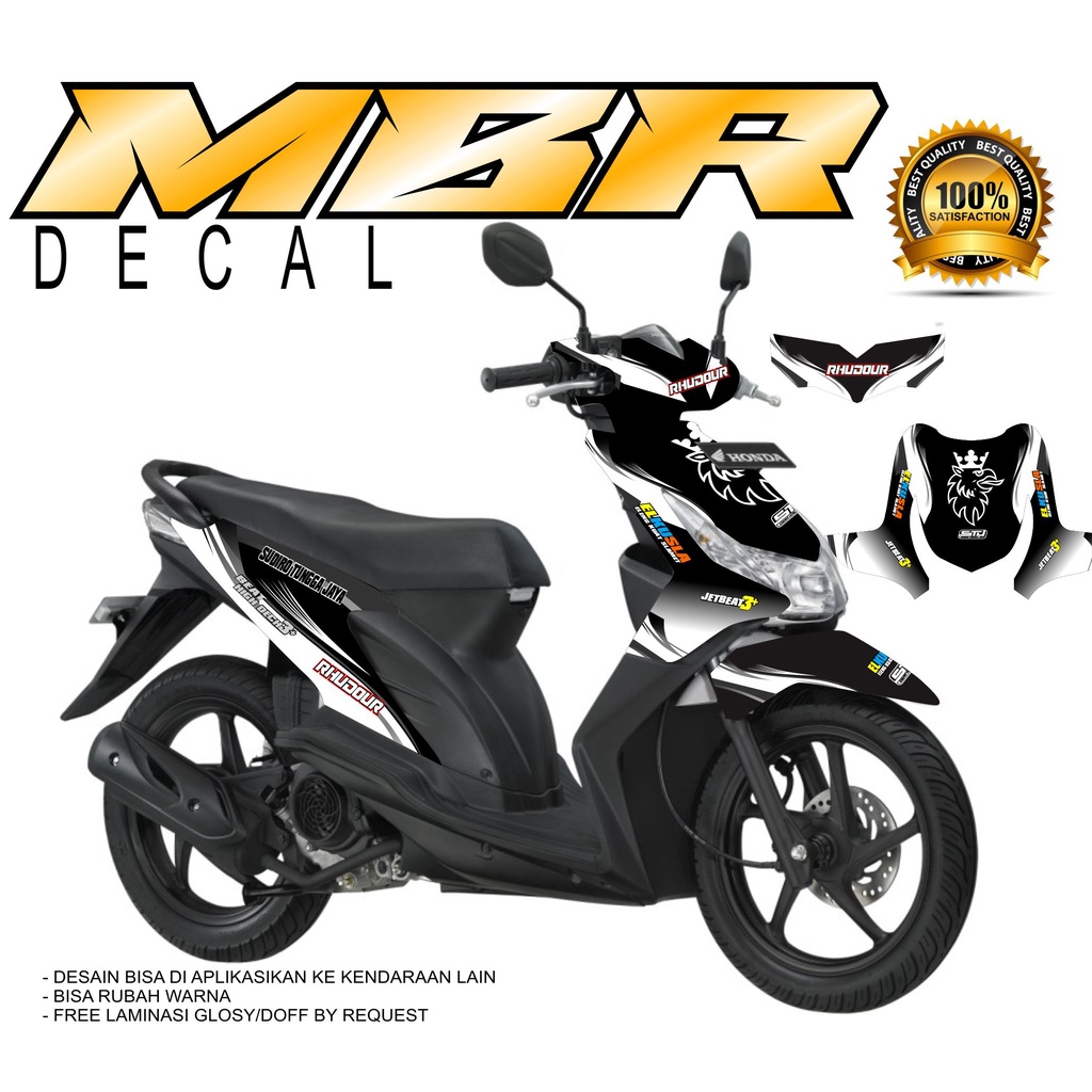 DECAL BEAT FULL BLOK  LIVERY BUS STJ RHUDOUR