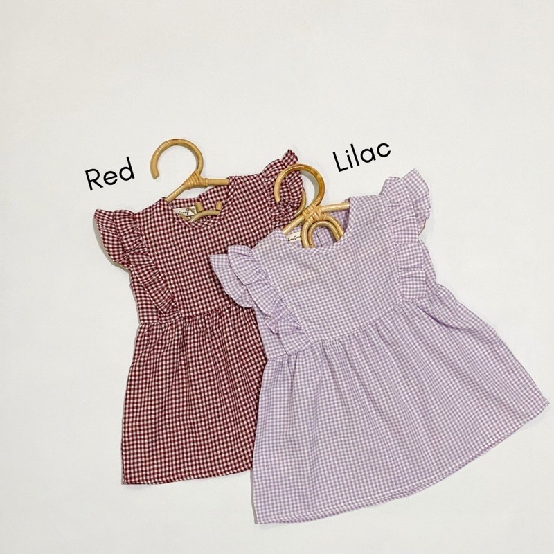 LITTLE HONU - Dress Gingham Anak