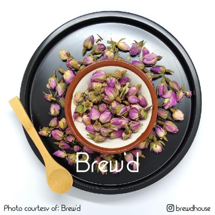 

[[BISA COD]] Teh Bunga French Rose Buds Kering - Artisan Dried Flower Tea 50 gr 50g BERGARANSI Kode