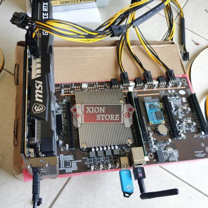 PROMO Motherboard mining BTC-x79 5 X vga RTX 3060 Eth RTX3060 Rig 5 Pcie x16