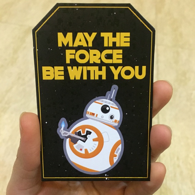 

Tag card starwars