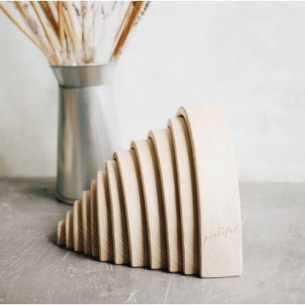 Lettering and Life Wooden Rainbow Stacks Rainbow Blocks Nesting Puzzle