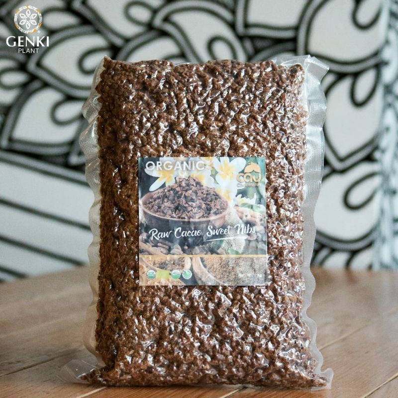 

Organic Raw Cacao Sweet Nibs (Cau Chocolates) - 1kg
