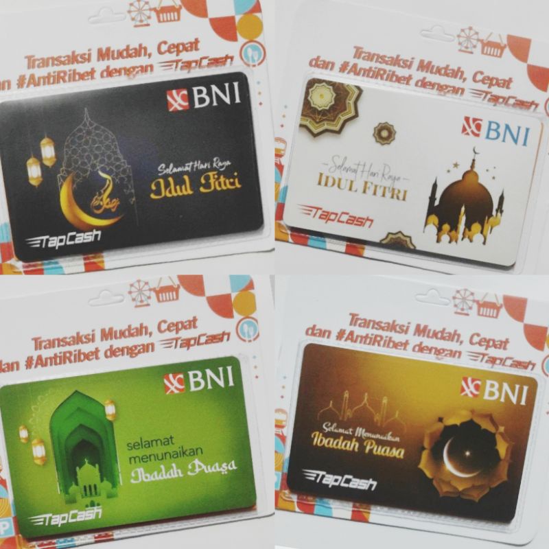 NEW!!! BNI Tapcash edisi RAMADHAN 2022 ORI Like eMONEY eTOLL Flazz or Brizzi