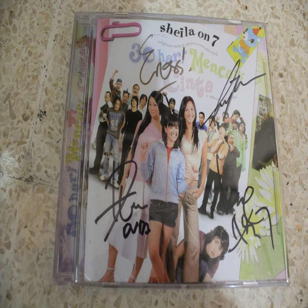 DVD SHEILA ON 7 "30 HARI MENCARI CINTA" BERTANDA TANGAN ORIGINAL (2003)