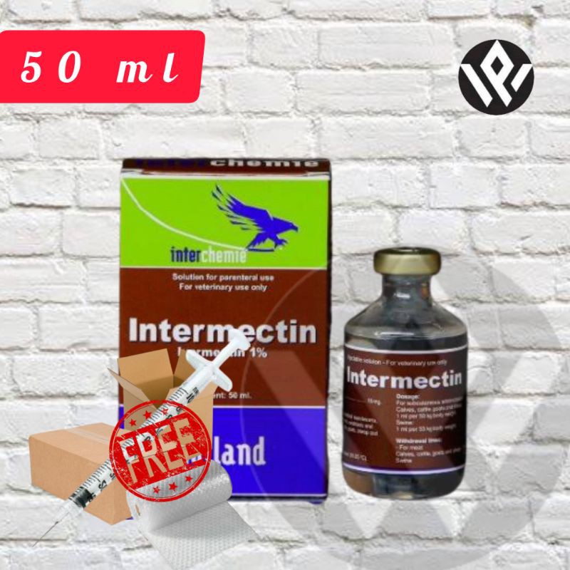 Intermectin 50 ml Injeksi Obat Kutu Caplak Parasit Hewan