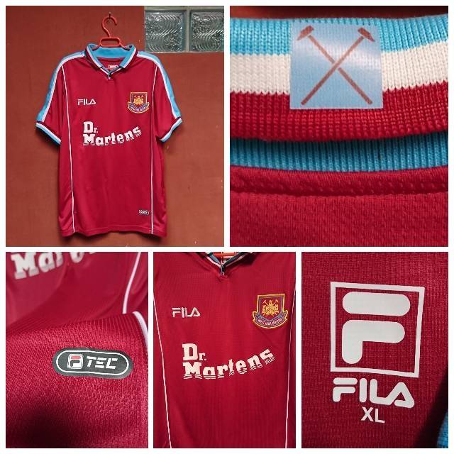 west ham fila shirt