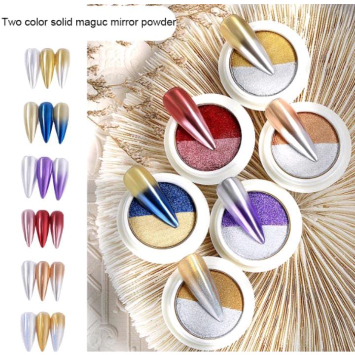 CHROME POWDER NAIL MIRROR CHROME NAIL ART / KUKU / KUTEK