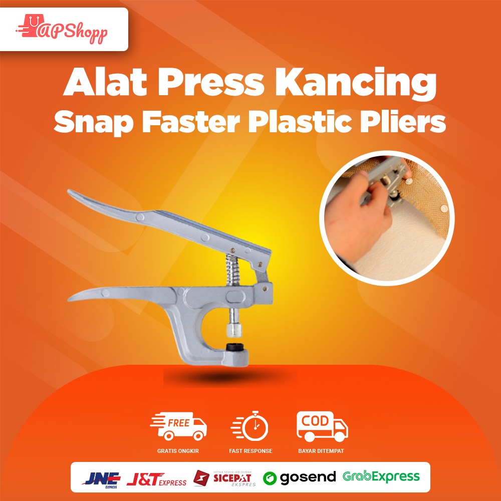 Alat Pasang Kancing Jepret Snap Faster Plastik Pliers