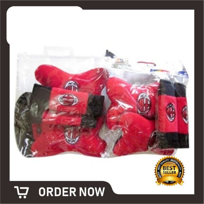 Bantal Mobil Paket Car Set Hemat - Motif AC Milan