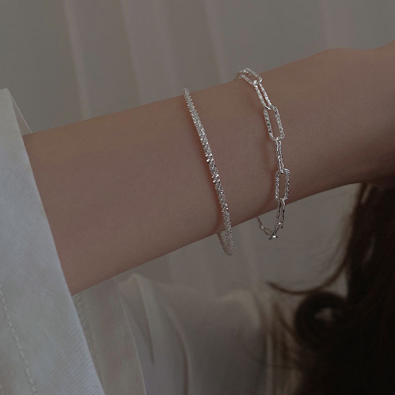 Gelang Rantai Gypsophila Adjustable Gaya Korea Untuk Wanita