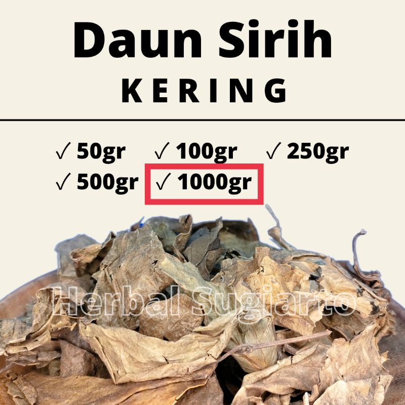 

GROSIR Daun Sirih Kering 1kg 1000gr 500gr 250gr 100gr 50gr Kualitas BAGUS / Daun Suruh Kering 1kg