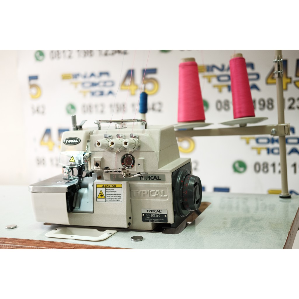TYPICAL NECI GN 793D SERVO MESIN JAHIT TEPI HIJAB KERUDUNG NECCI GN793D GN 793 D HIGH SPEED KONVEKSI