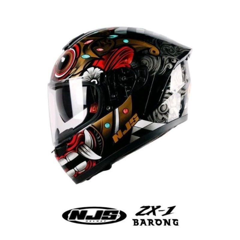 NJS ZX 1 Barong original ZX-1 helm full face zx1