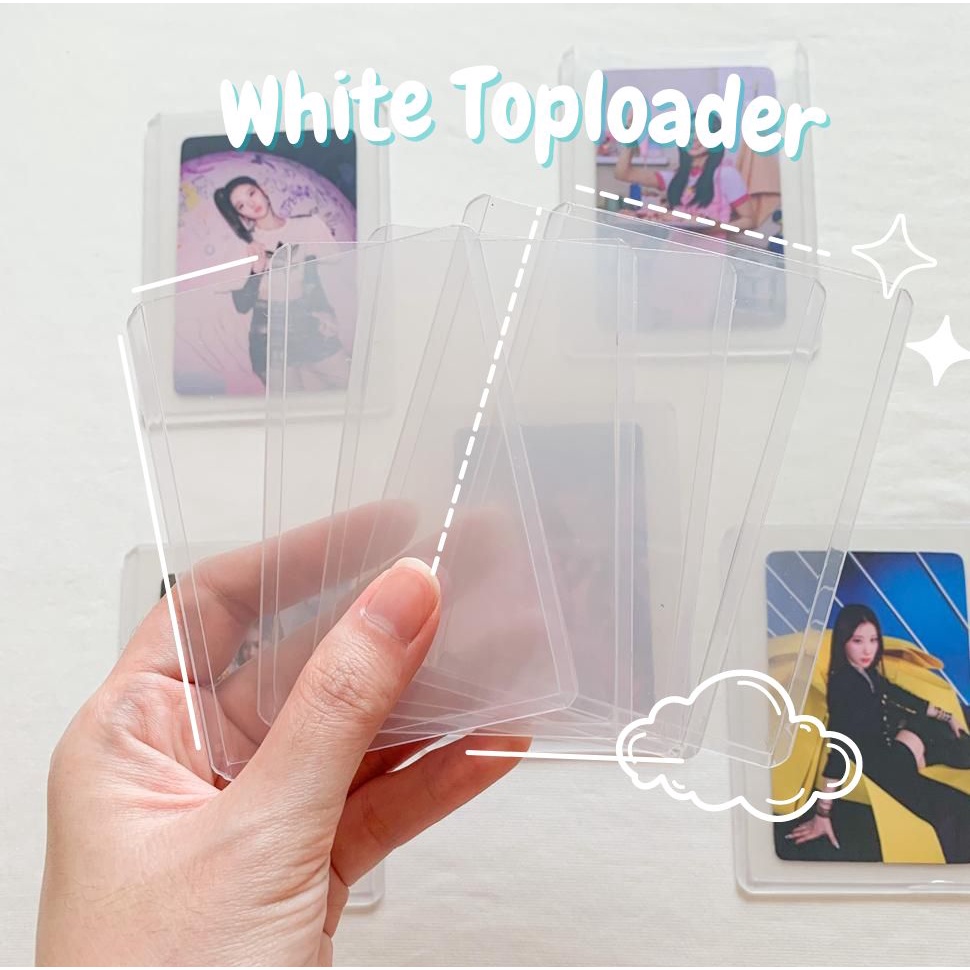 [HARU] Top Loader Photocard / Toploader PC Deco Photocard Holder KPOP Idol Star Card Album Polaroid 