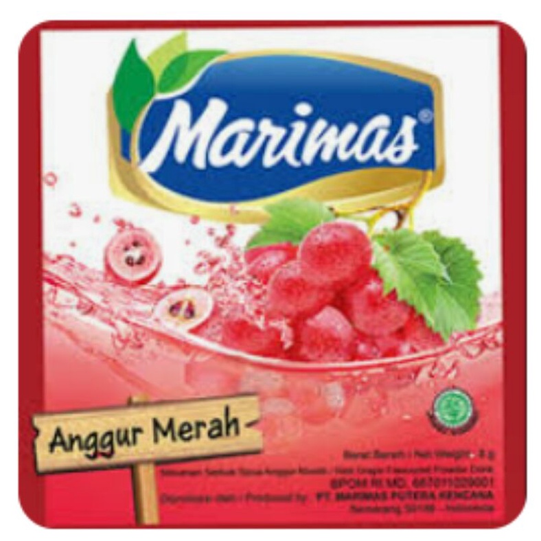 

Marimas Anggur Merah 1renteng/10pcs