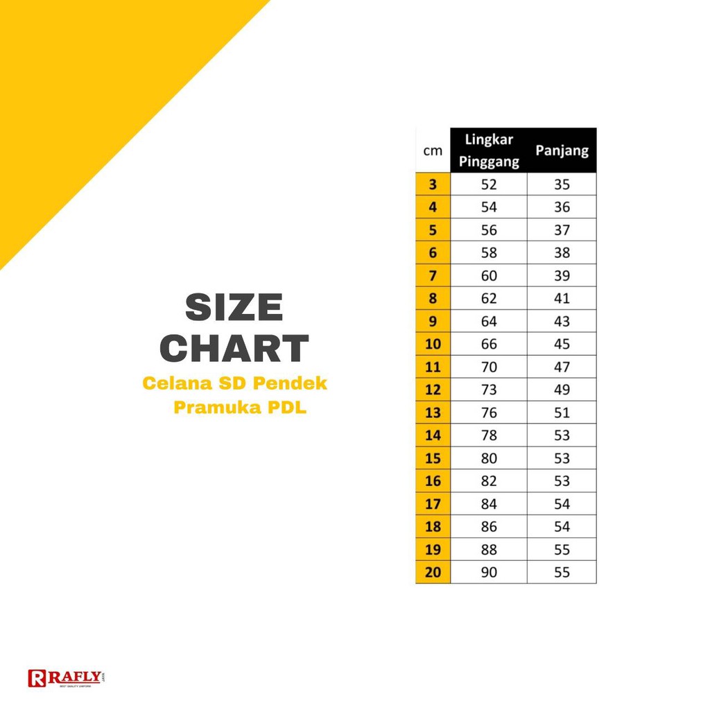 Celana Pramuka SD PDL Pendek - Seragam Pramuka SD / Rafly Jaya