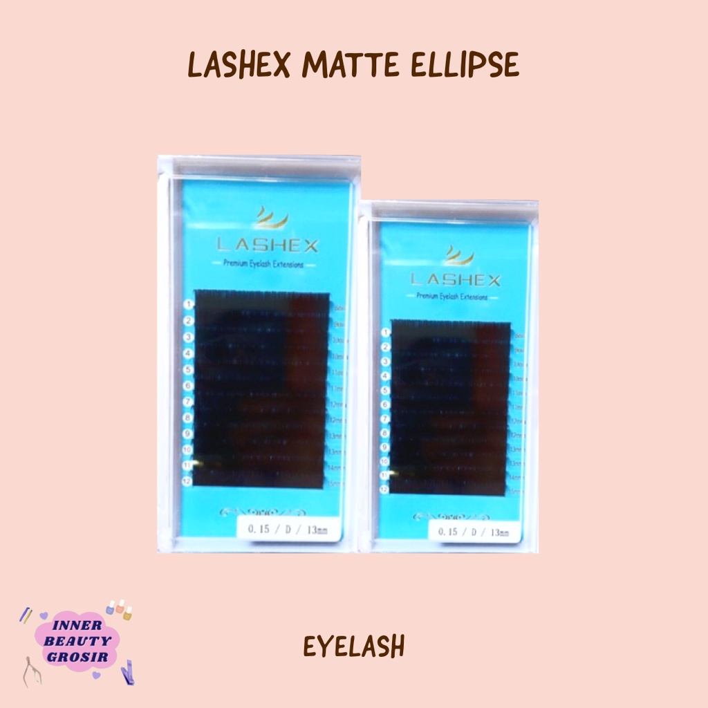 Lashex Matte Ellipse Lashes / Lashex Premium Flat Ellipse
