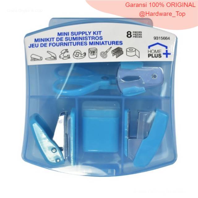 

Set Perlengkapan Alat Tulis 7 Pcs - Biru