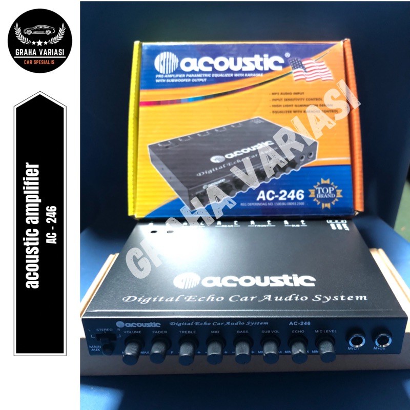 Parametrik/Pre Amp Karaoke Acoustic AC-246