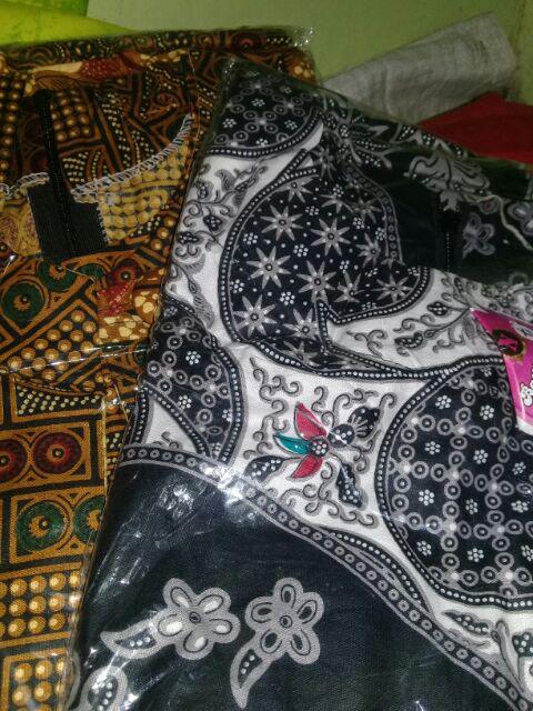 Tunik Sekar Jagat Abu Tunik Muslim Tunik Batik Muslimah Atasan Muslim Seragam Batik S