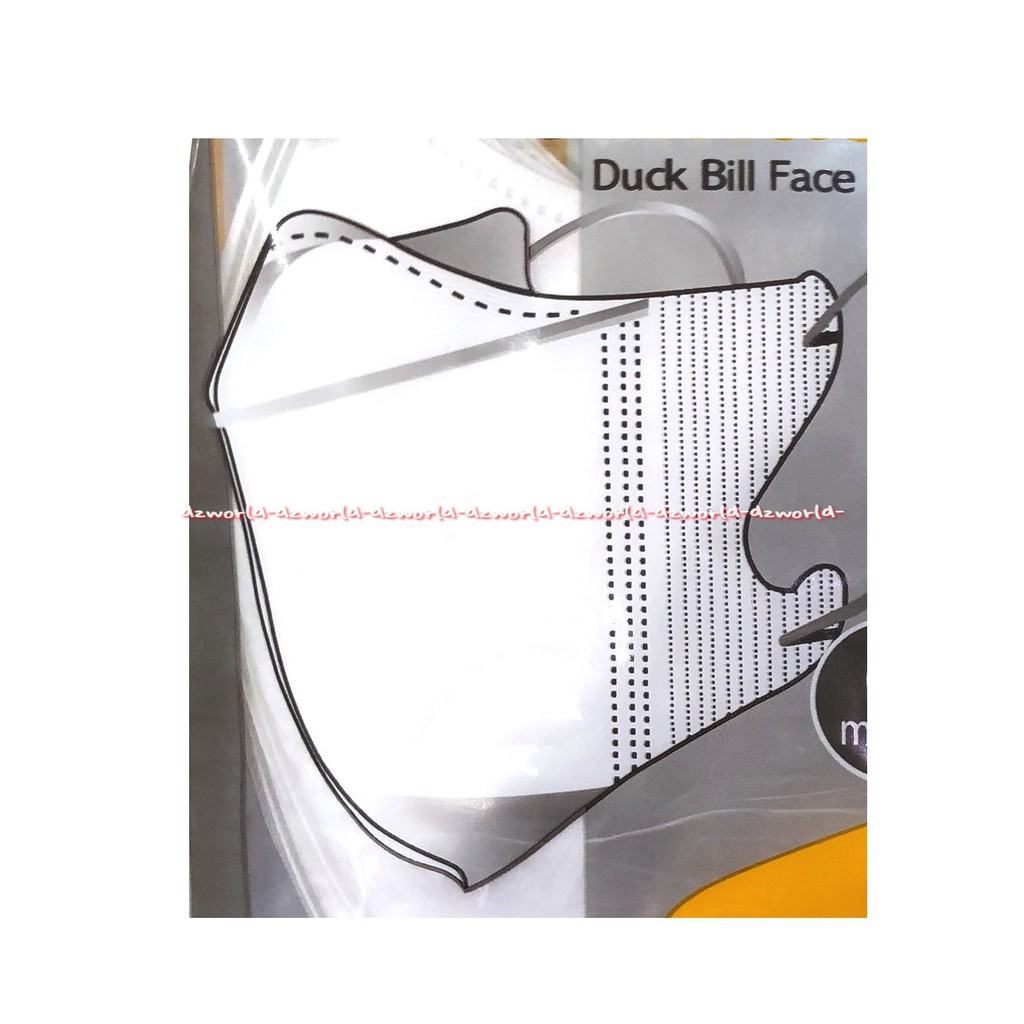 Sensi Mask Duck Ball Masker Mulut Warna Putih 6pcs