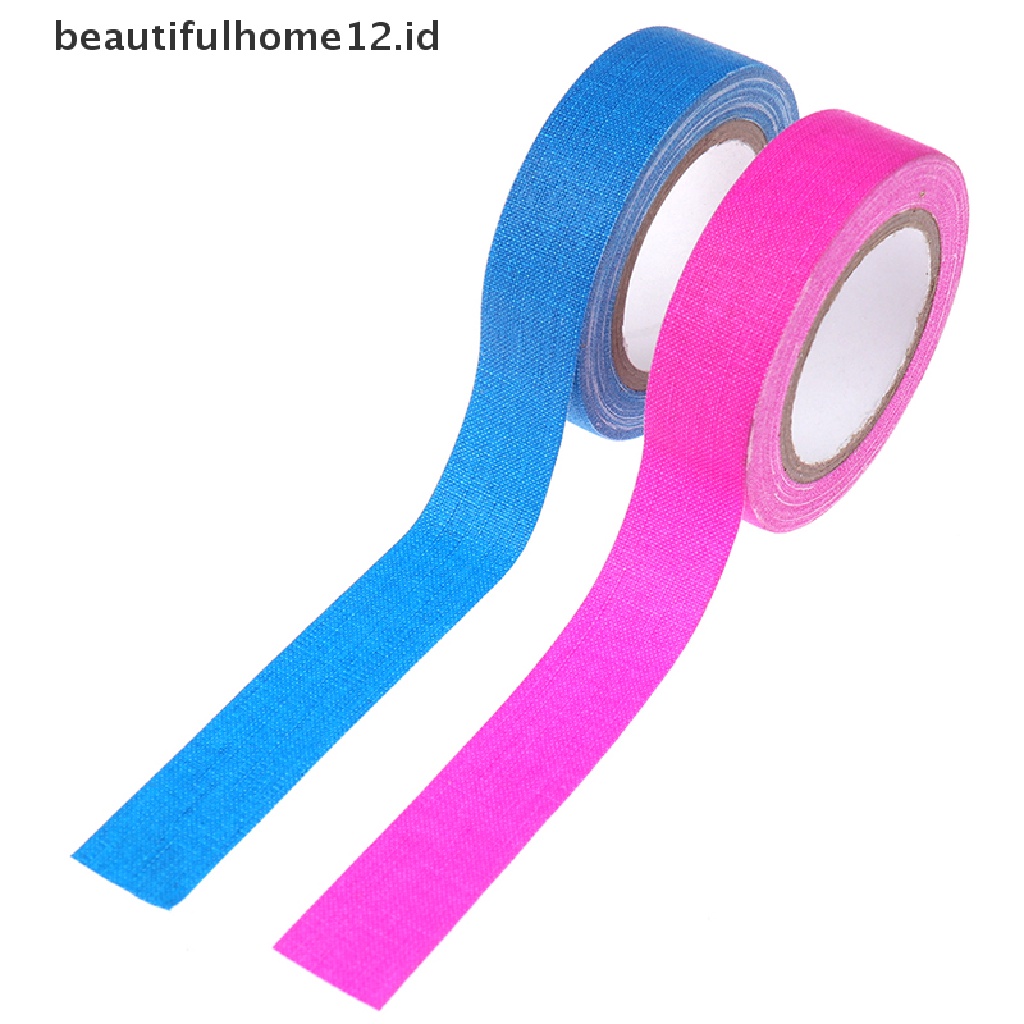 【beautifulhome12.id】 UV Reactive Tape Blacklight Fluorescent Tape Glow in The Dark Neon Gaffer .