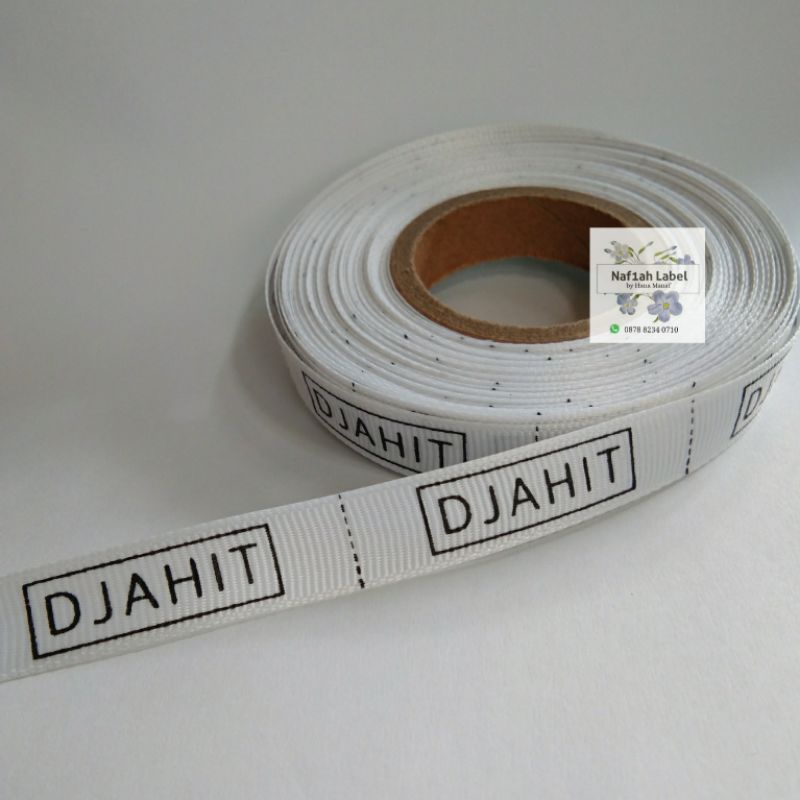 

Label Baju Grossgrain