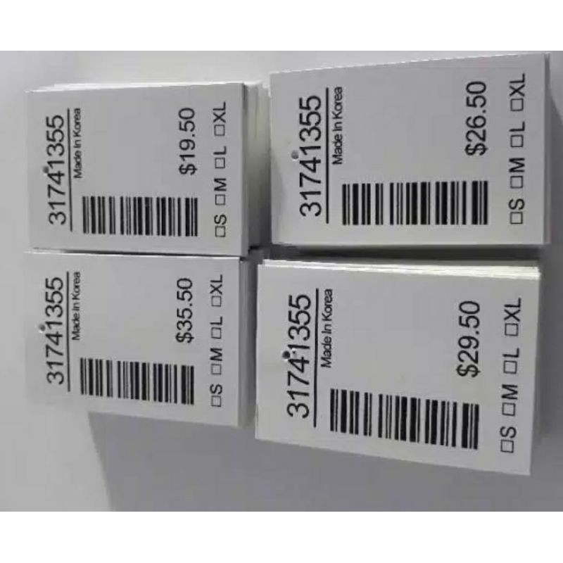

hangtag barcode harga / label harga price tag dolar / dollar import hangtag ,bonus tali