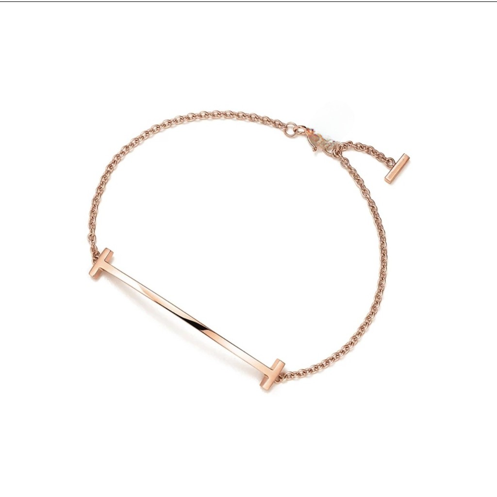 Gelang Rantai Titanium Model Smile Polos Tersedia Warna Rosegold, Gold dan Silver