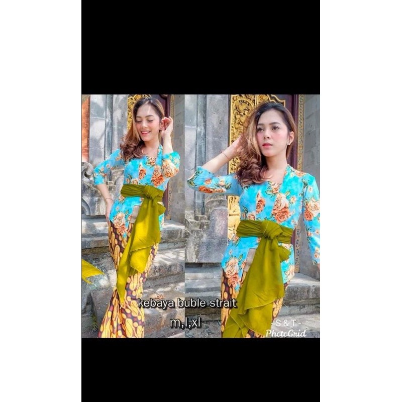 kebaya bali babel strait lengan 3/4 | kebaya | kebaya bali | kebaya babel | kebaya strait