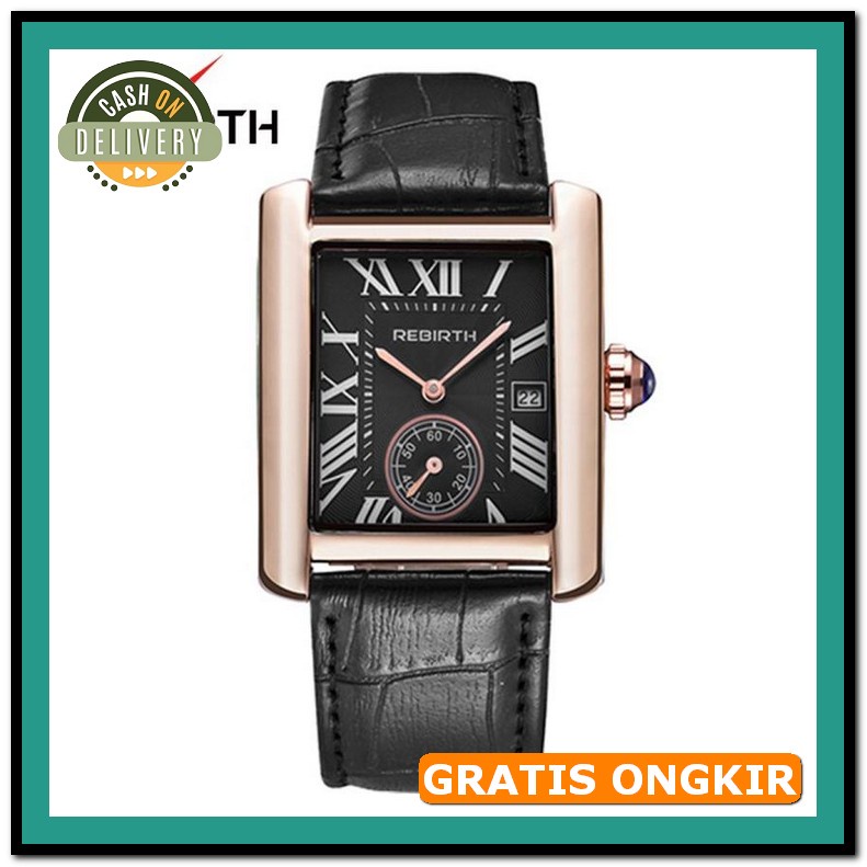 Jm Tangan Wanita Rantai Anti Air Original Rantai Silver Plat Diam Zf58 Rebirth Jam Tangan Fashion Bi