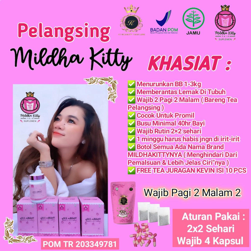 MILDHAKITTY ORIGINAL PELANGSING FREE TEA