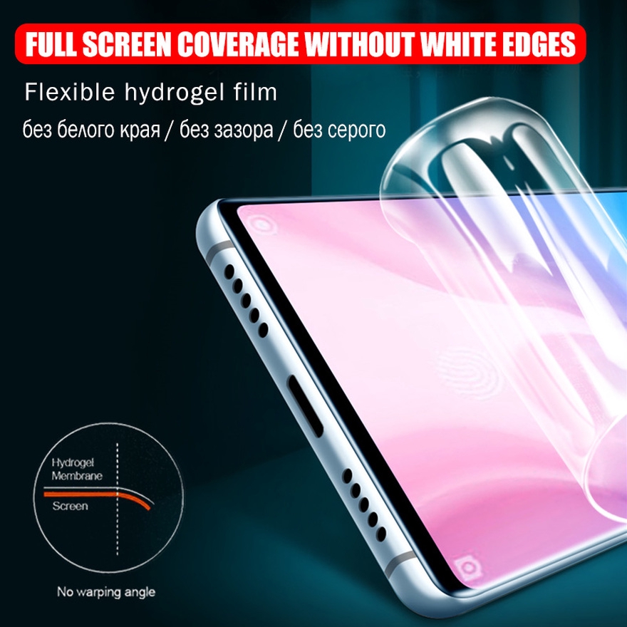 35D Hydrogel Film For OPPO Reno 6 5 4 Pro 3 2Z 2F 2 Z 10X ZOOM A3s A5s F17 F15 F11 F9 Pro F7 F5 Youth F3 F1 Plus F1s 35D Full Cover Screen Protective Film