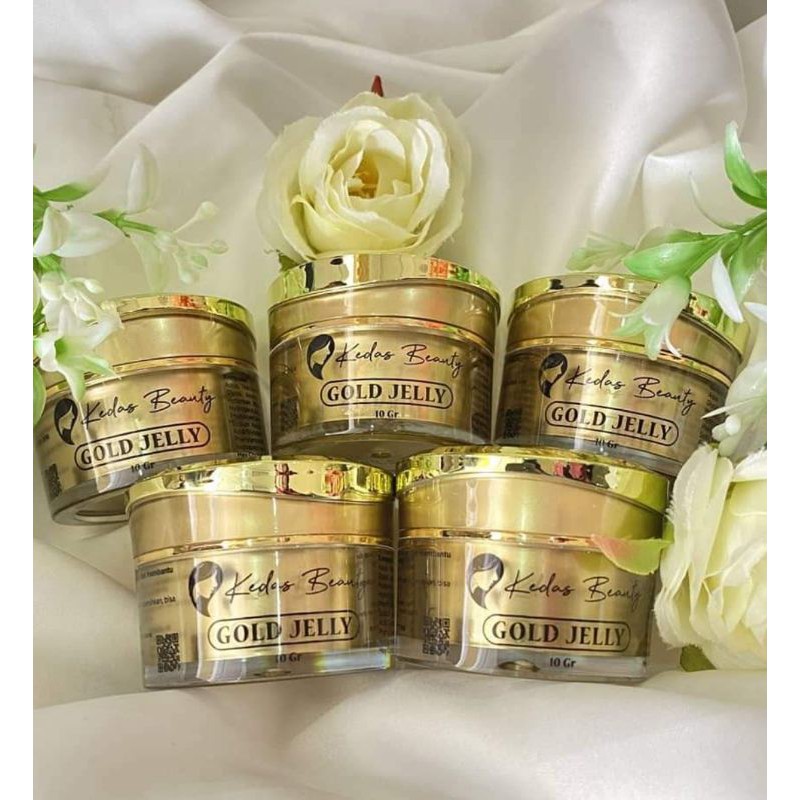 Paket wajah Glowing Kedas Beauty / gold jelly kedas Beauty