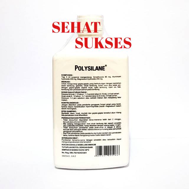 POLYSILANE CAIR - OBAT MAAG (180ml)