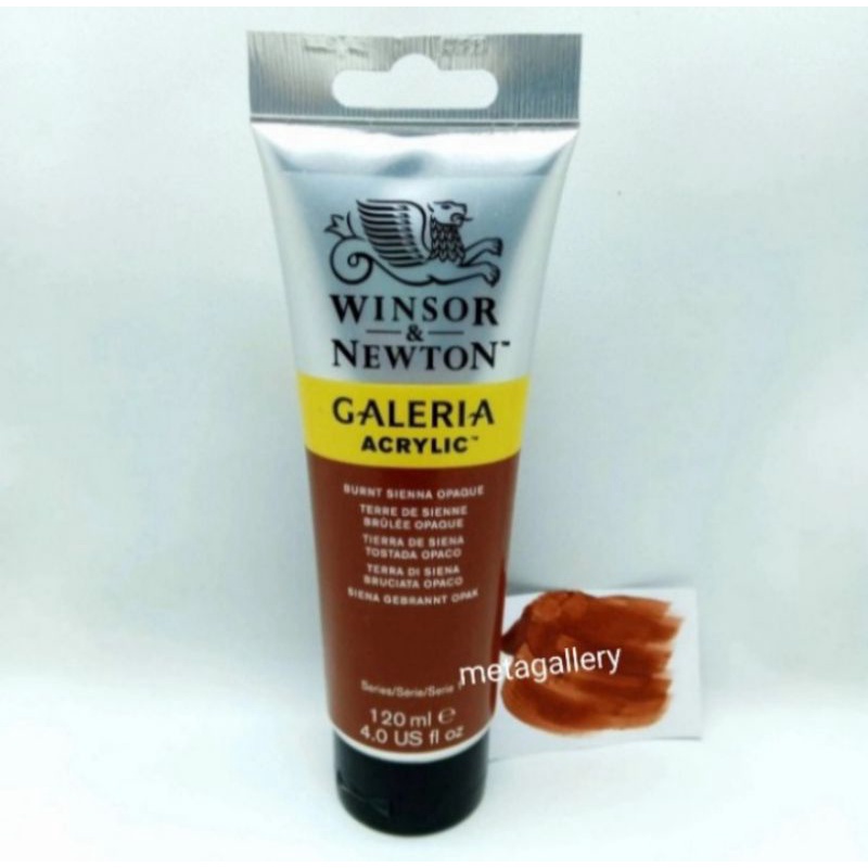 

CAT AKRILIK GALERIA ACRYLIC COLOUR 120 ML BURNT SIENNA OPAQUE WINSOR & NEWTON