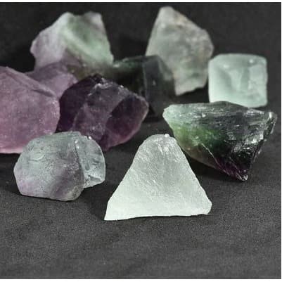 Natural Fluorite Quartz Crystal Stone (1pc)