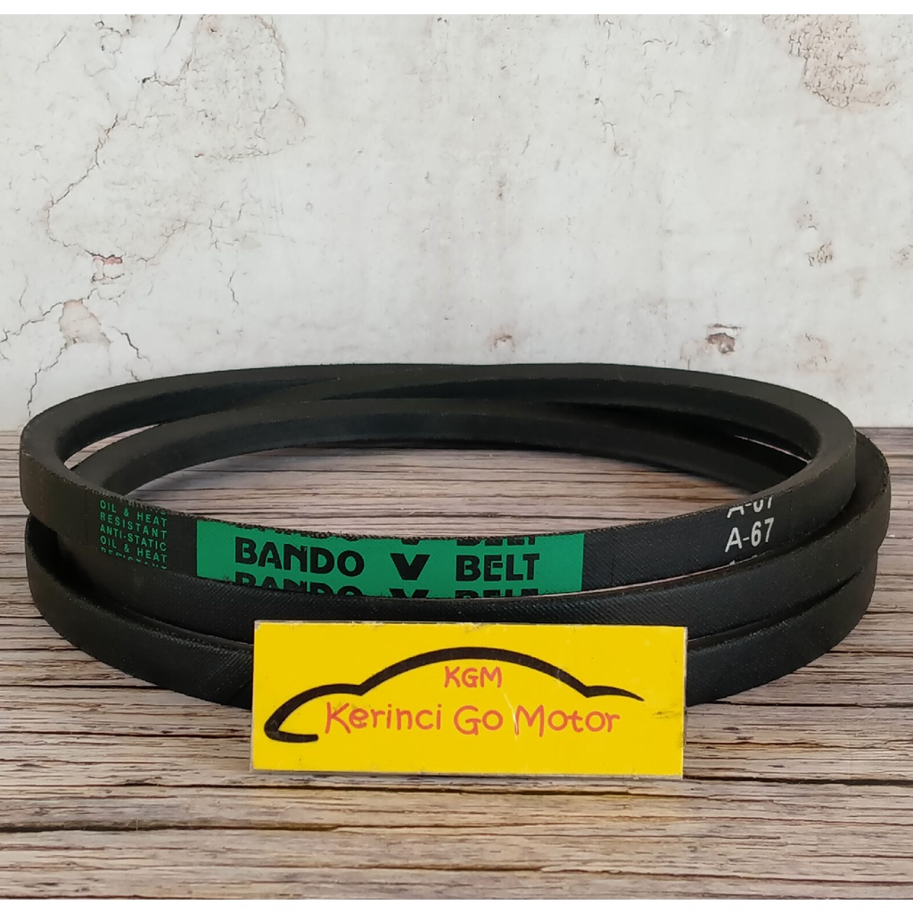 BANDO VAN BELT A-67 V BELT TALI KIPAS A67 FAN BELT VANBELT POLOS A-67