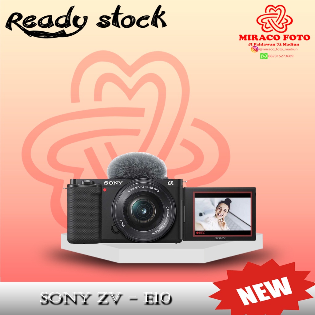 Kamera Vlog Sony ZV-E10 (KIT)