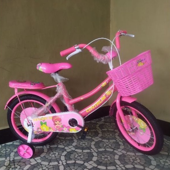 Sepeda Anak Cewek Perempuan  Bmx Mini Centrum 206 Ban Pompa Ukuran 12 Inch , 16 Inch dan 18 Inch