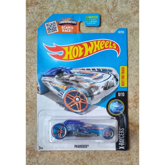 Hotwheels Pharodox / Pharadox Biru Transparan.. Cocok utk koleksi atau balap...