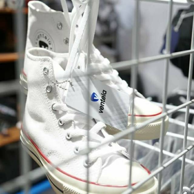 SALE Ventela shoes 70's series Fullwhite high cut - Putih